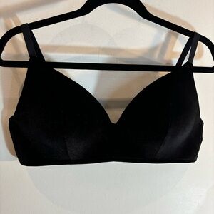 LA SENZA Sz XL Velvet Bra Padded Adjustable Straps And Back Underwire Free